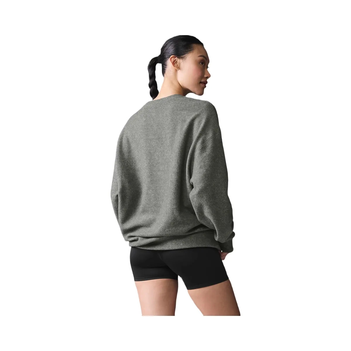 Alo Women's Triumph Restore Crew Neck Sweatshirt - Grey Triblend