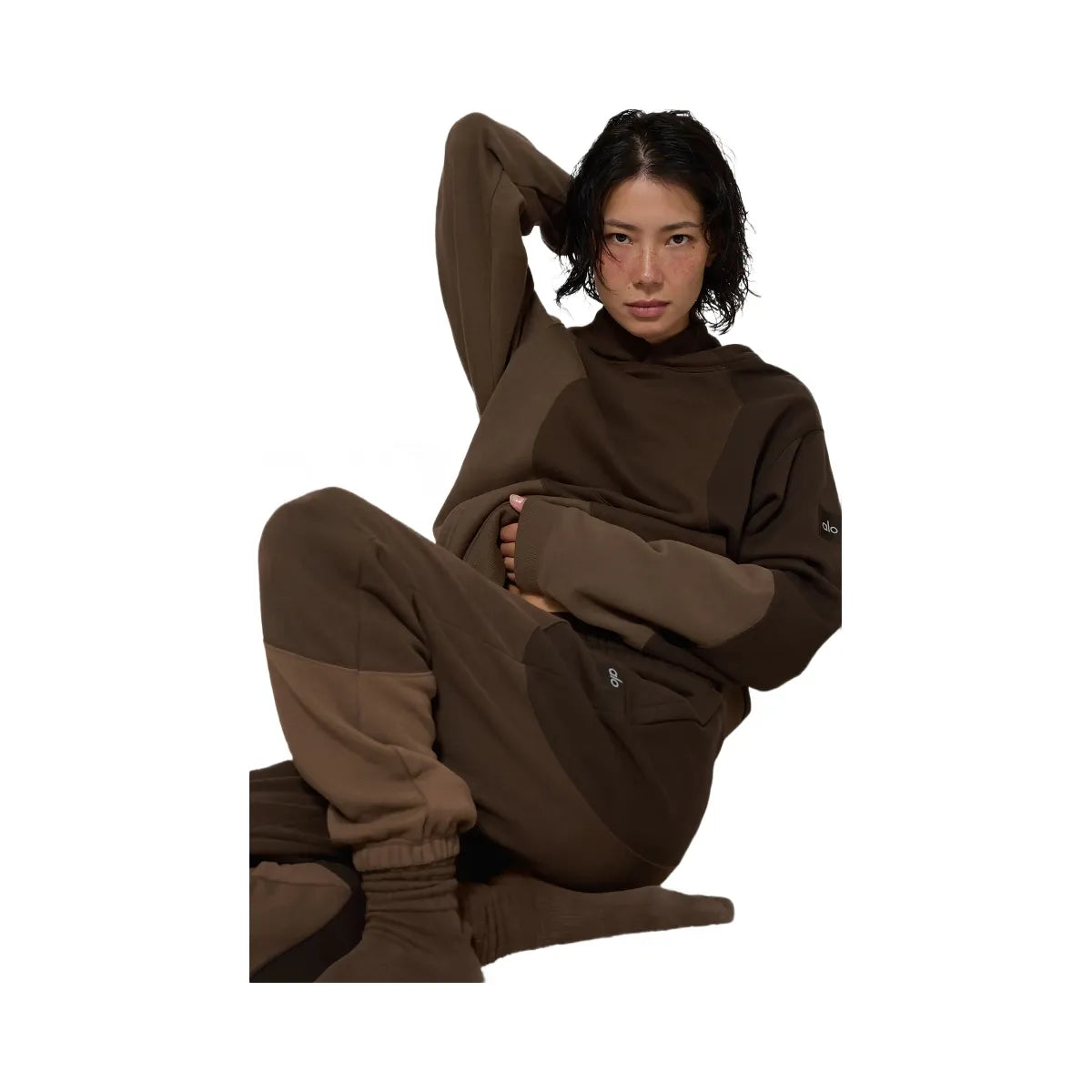 Alo Women's Make Waves Hoodie - Espresso Tonal