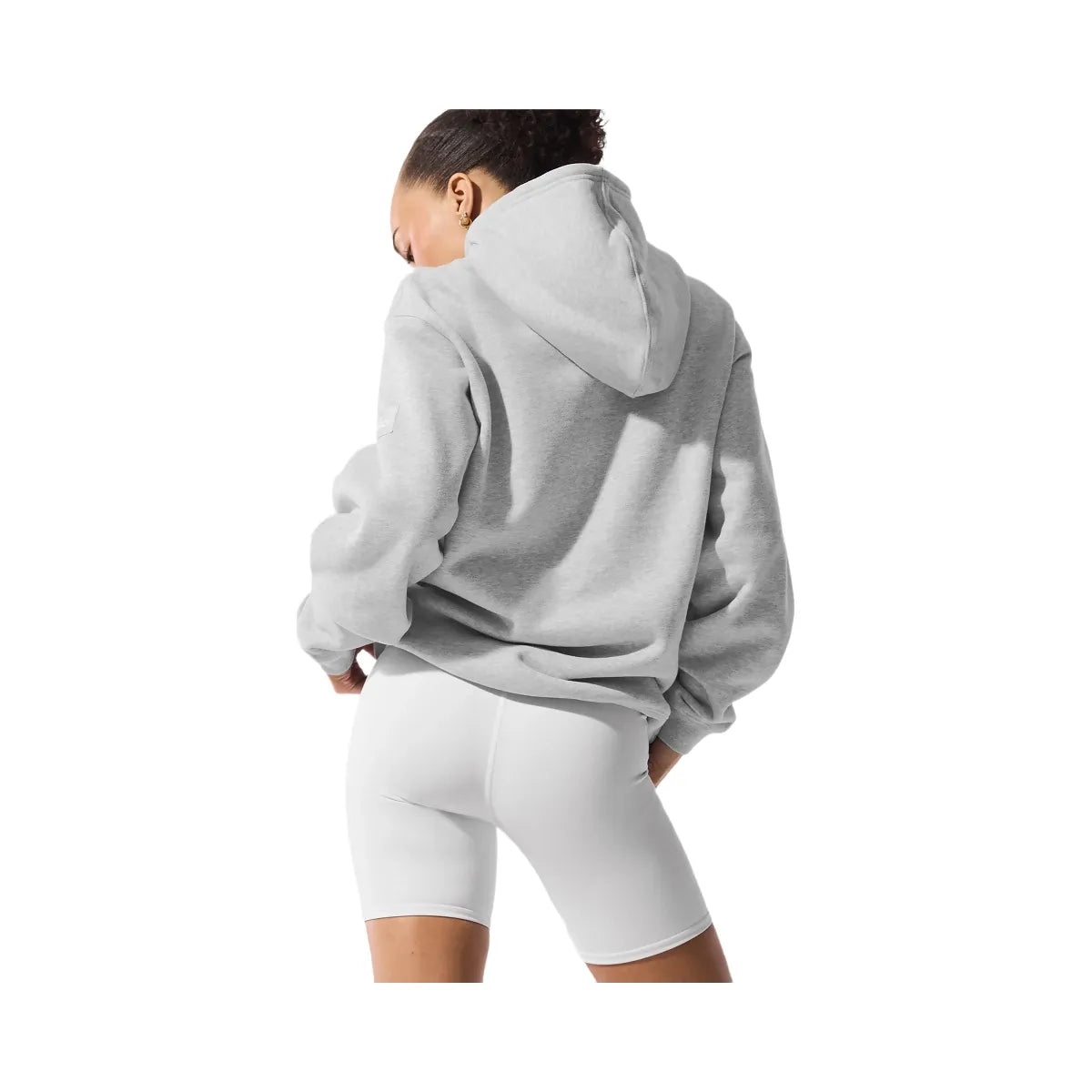 Alo Women's Renown Heavy Weight Hoodie - Athletic Heather Grey