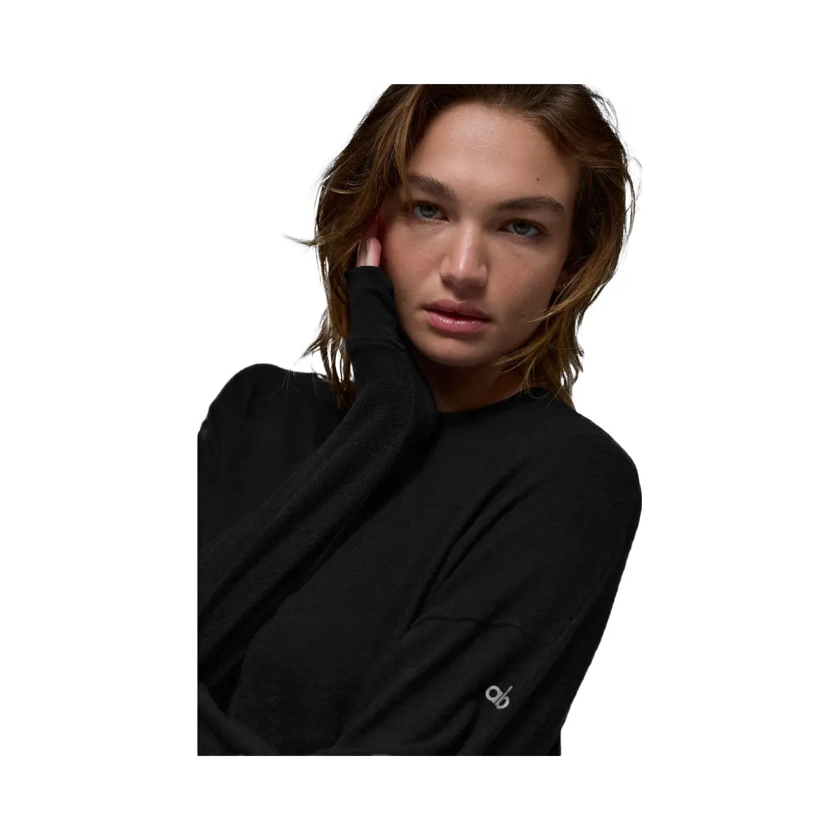 Alo Women's Soho Pullover - Black