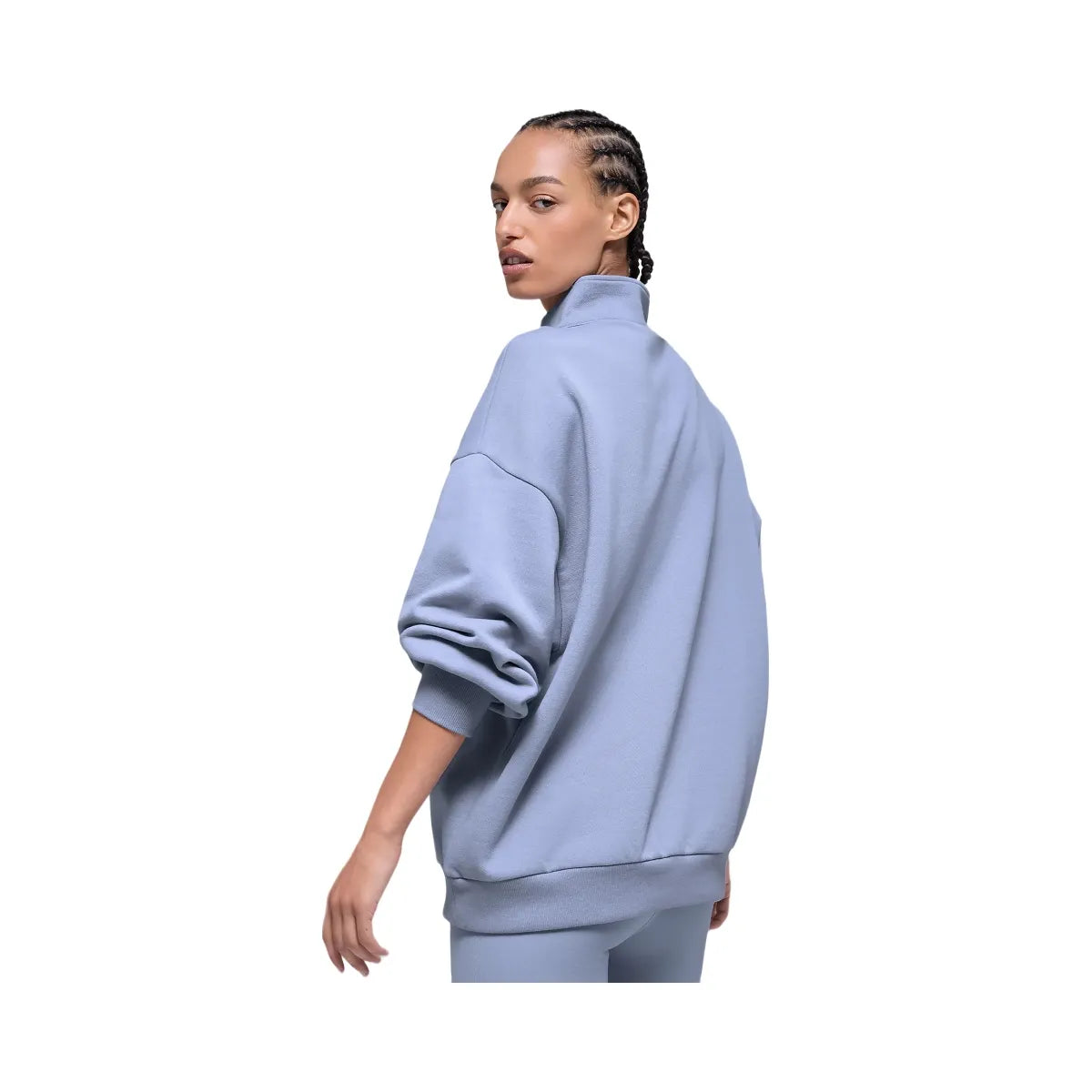 Alo Women's Accolade 1/4 Zip Pullover - Winter Frost