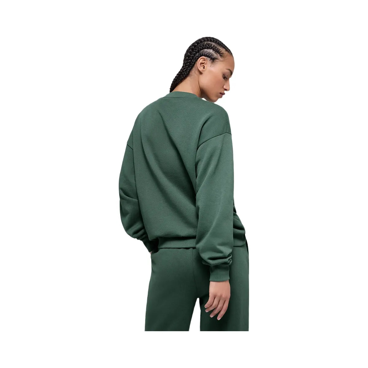Alo Women's Accolade Crew Neck Pullover - Clover Green