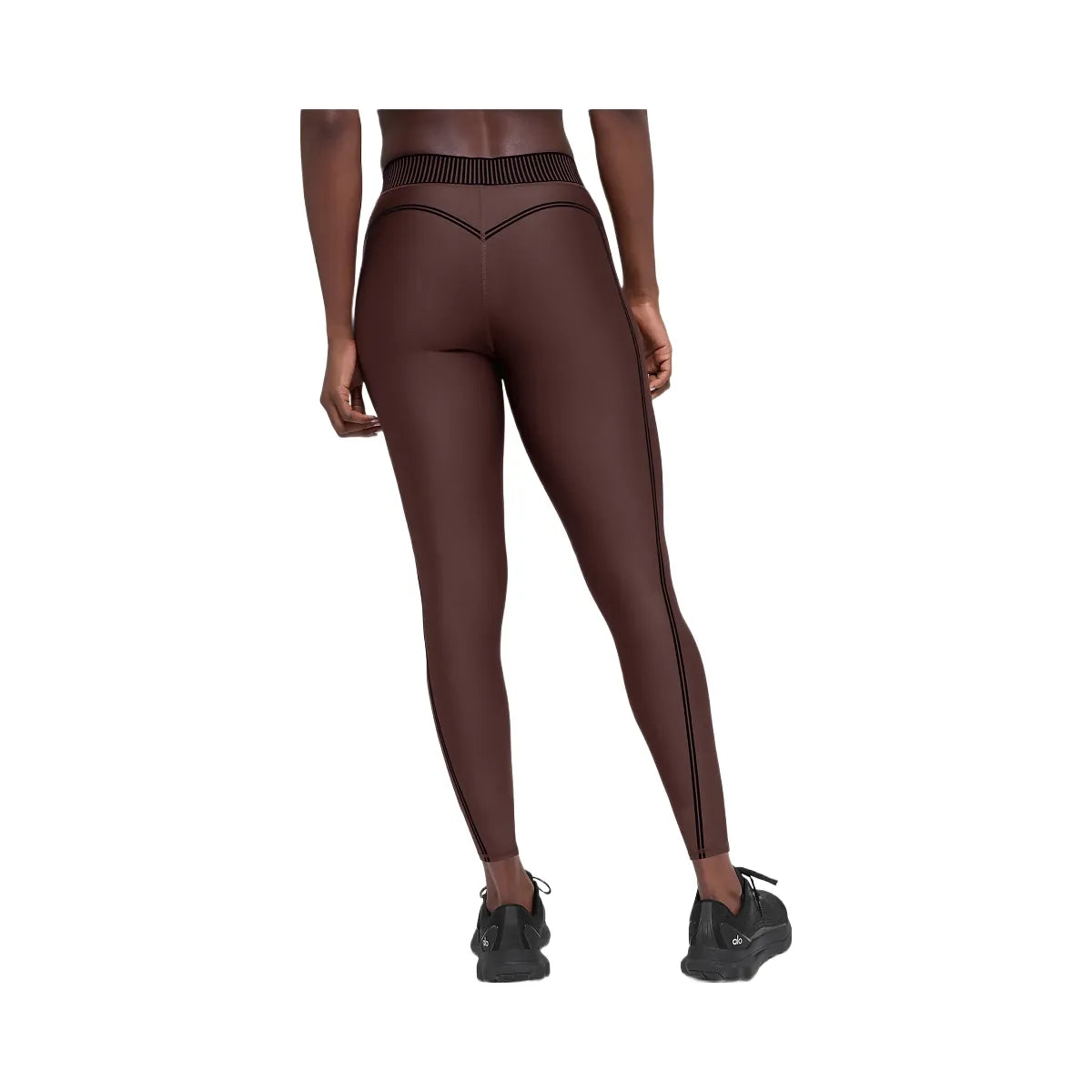 Alo Women's Airlift High-Waist 7/8 Line Up Legging - Brownstone