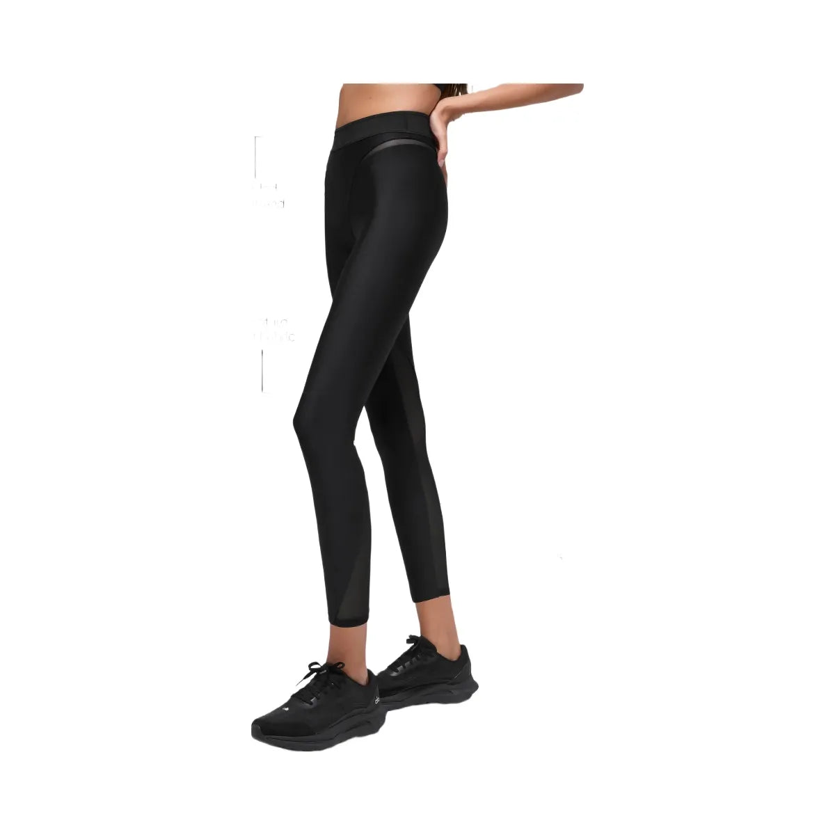 Alo Women's Airlift High-Waist 7/8 Rebel Legging - Black