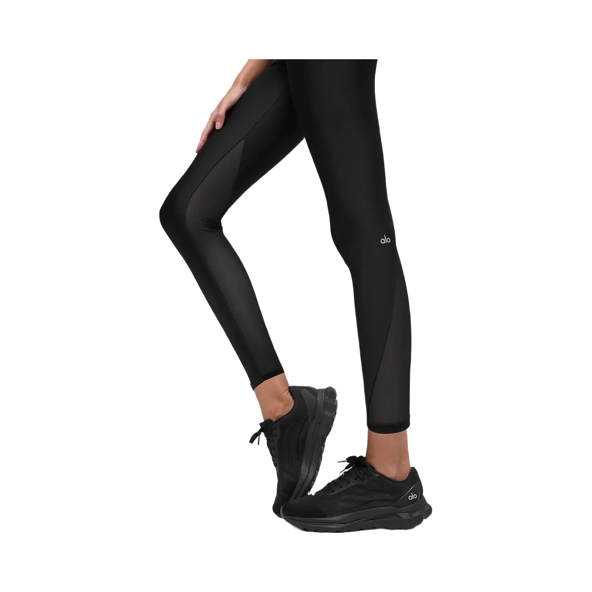 Alo Women's Airlift High-Waist 7/8 Rebel Legging - Black
