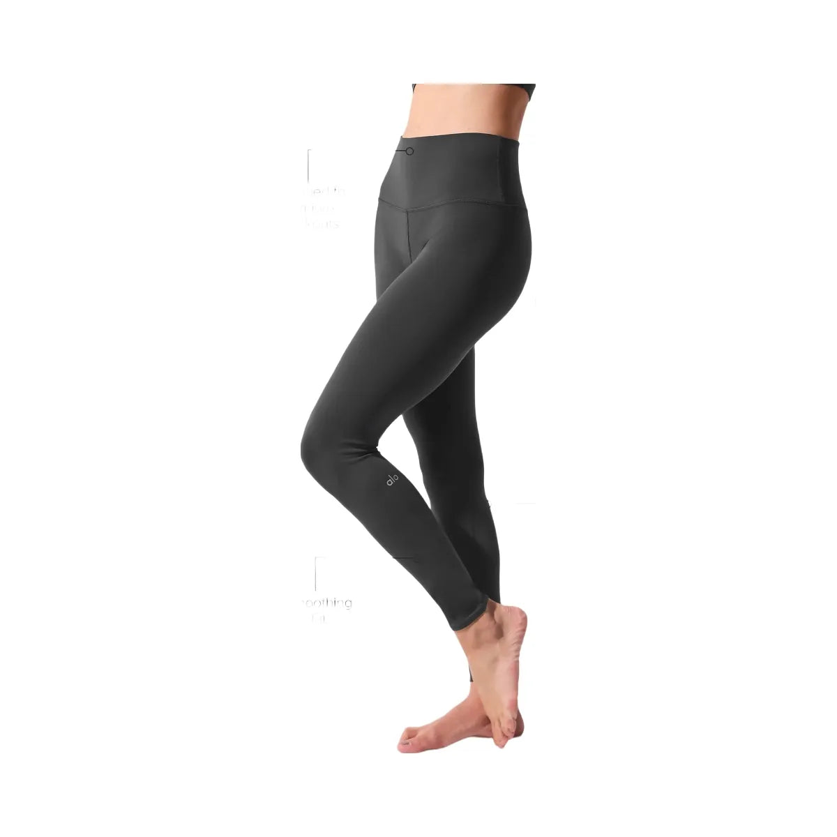 Alo Women's High-Waist Airbrush Legging - Anthracite