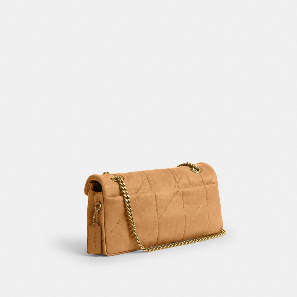 Coach Tabby Shoulder Bag 26 With Quilting Brass Biscuit