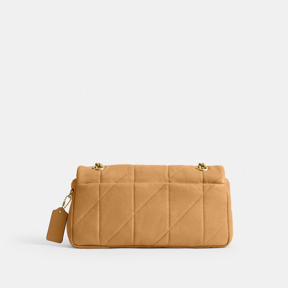 Coach Tabby Shoulder Bag 26 With Quilting Brass Biscuit