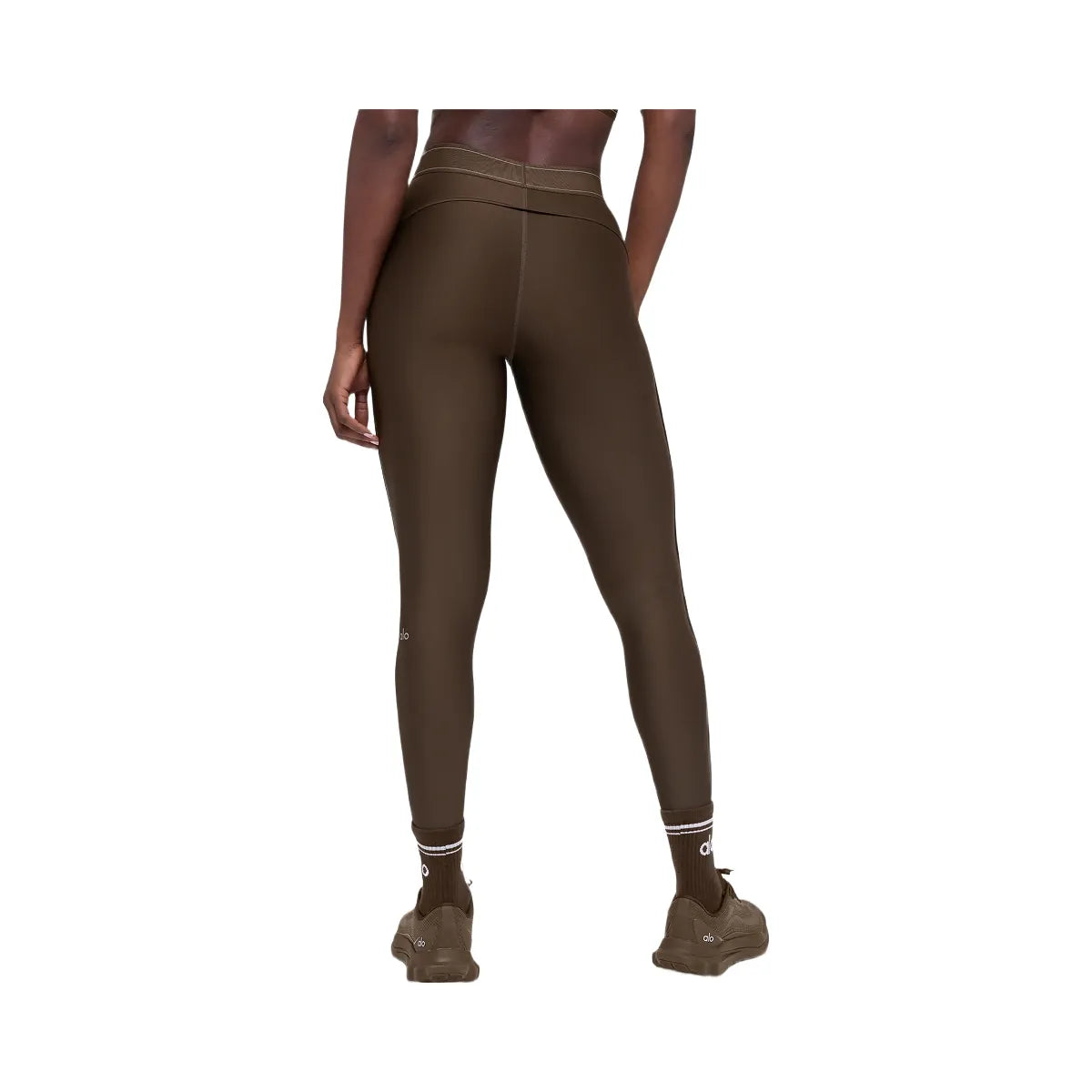 Alo Women's Airlift High-Waist Suit Up Legging - Espresso