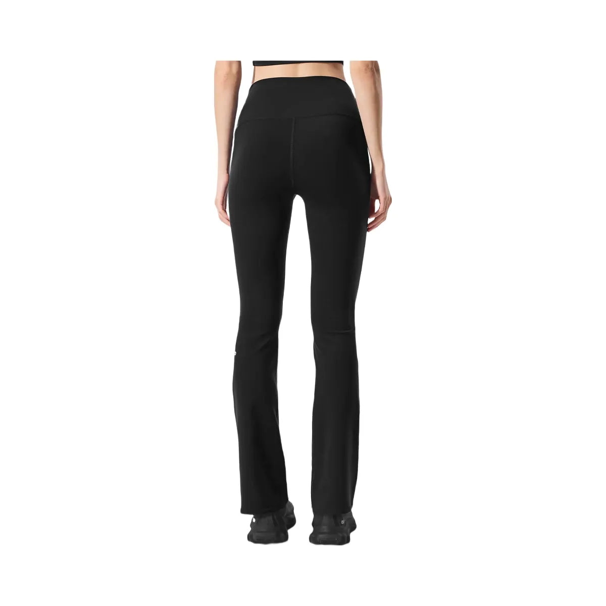 Alo Women's Airbrush High-Waist 7/8 Bootcut Legging - Black