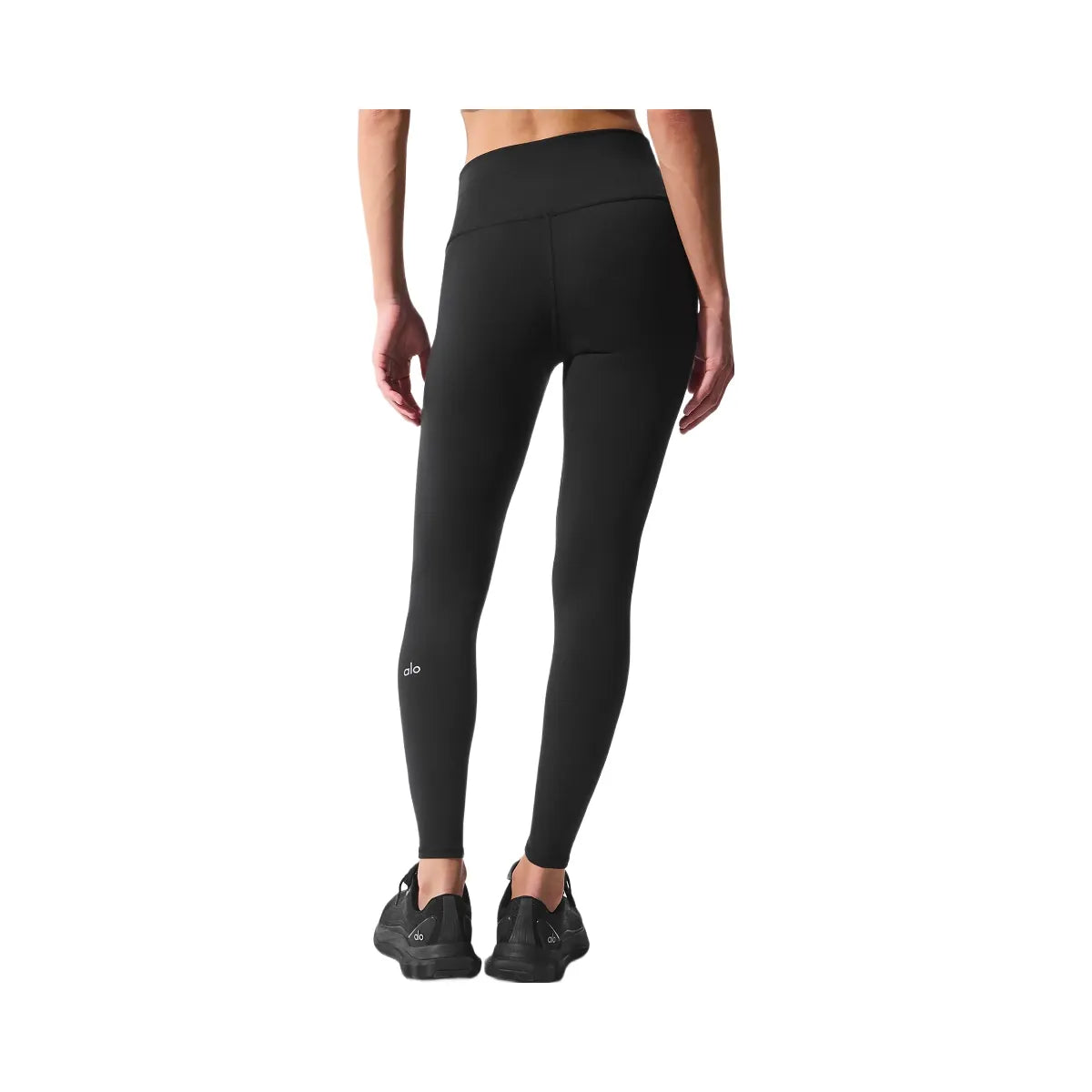 Alo Women's 7/8 High-Waist Airbrush Legging - Black