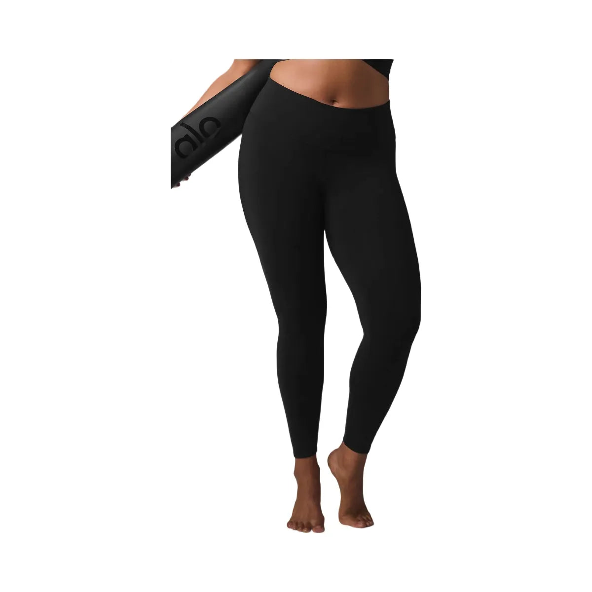 Alo Women's 7/8 High-Waist Airbrush Legging - Black