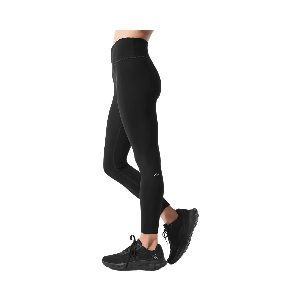 Alo Women's Alosoft High-Waist 7/8 Highlight Legging - Black