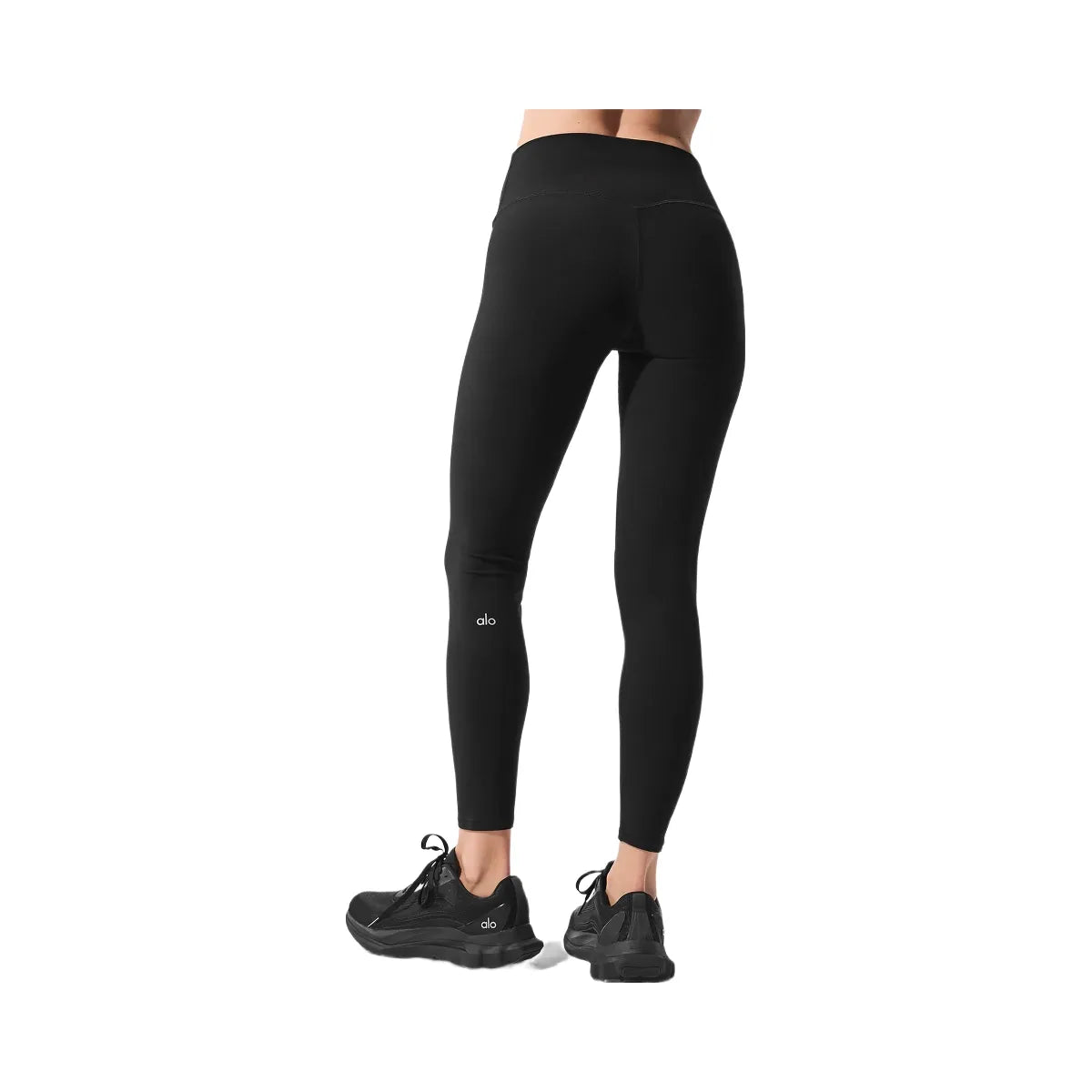 Alo Women's Alosoft High-Waist 7/8 Highlight Legging - Black