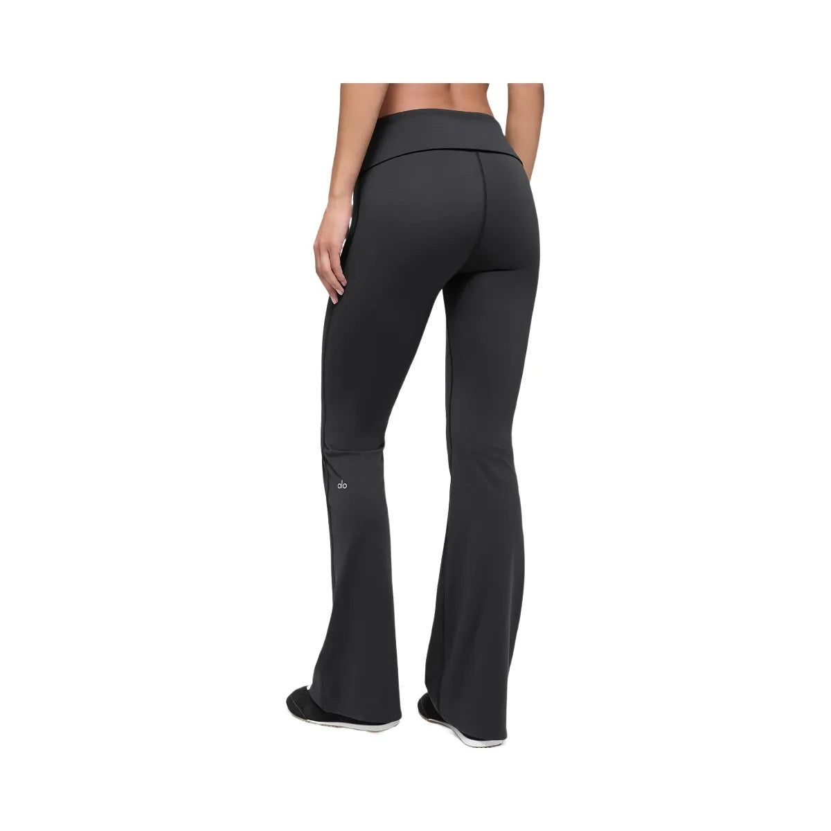 Alo Women's ALO Softsculpt Foldover Flare Legging - Black