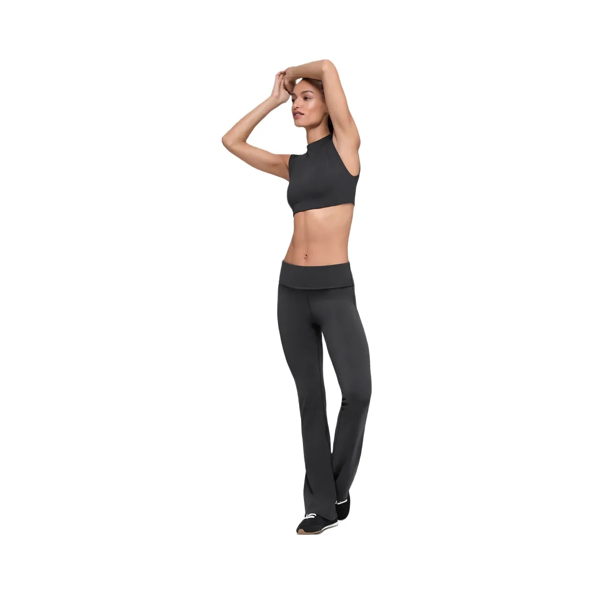 Alo Women's ALO Softsculpt Foldover Flare Legging - Black