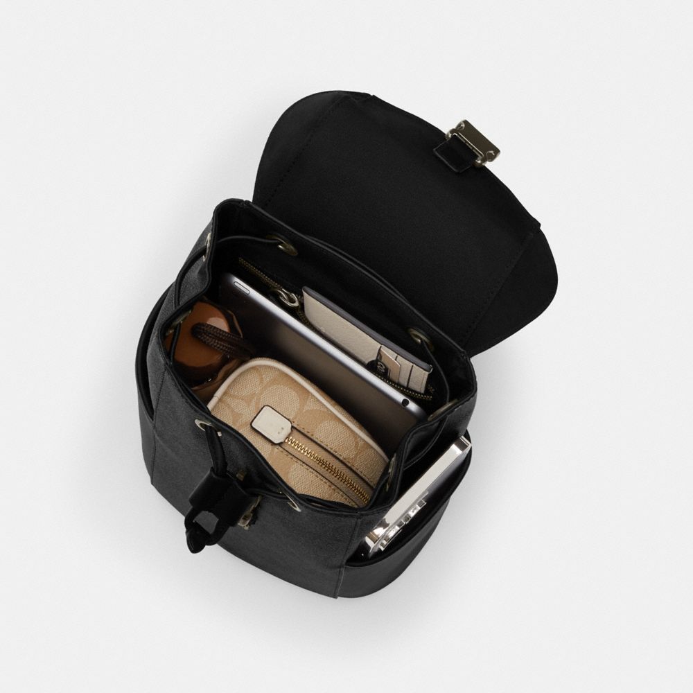 Coach Racer Pack Gunmetal Black