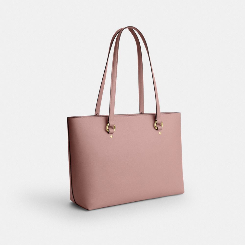 Coach Station Tote Bag Gold Carnation