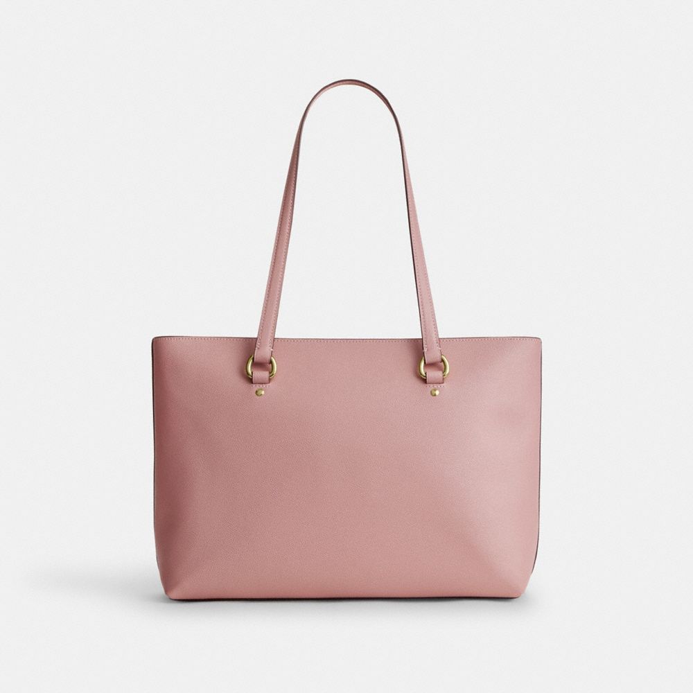 Coach Station Tote Bag Gold Carnation
