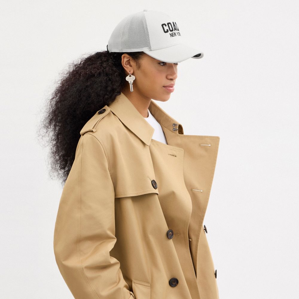 Coach Trucker Hat Chalk
