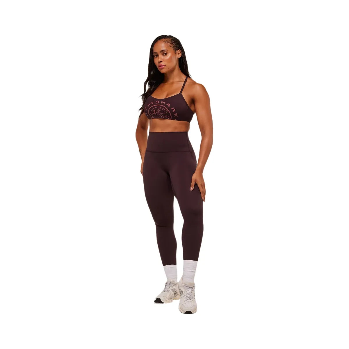 Gymshark Legacy Logo Leggings - Cherry Purple