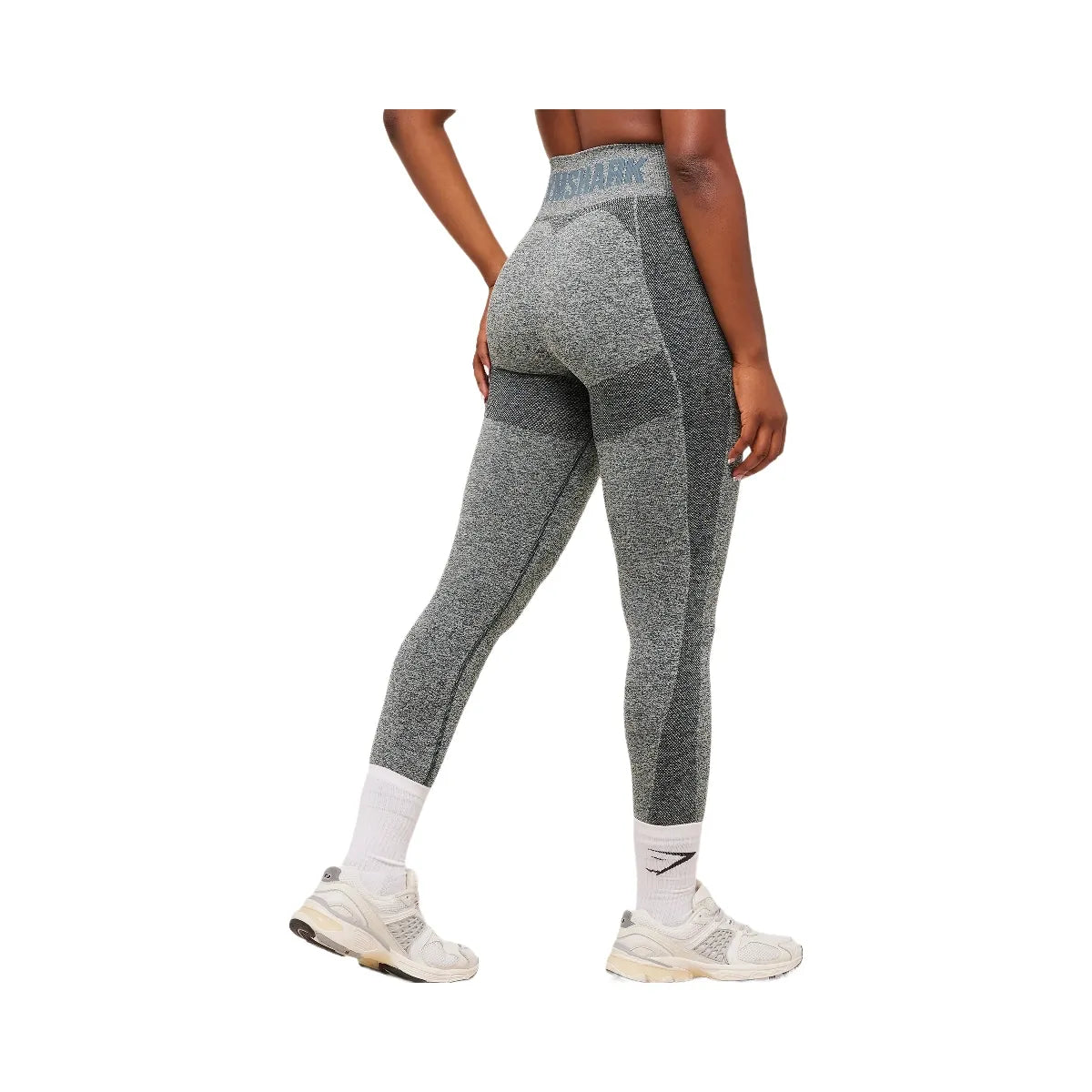 Gymshark Flex High Waisted Leggings - Deep Petrol Blue/White Marl
