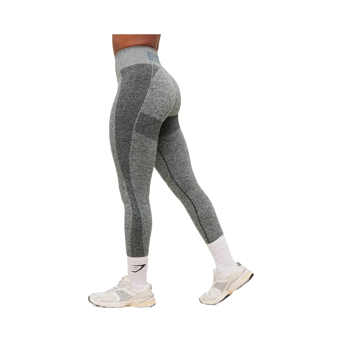 Gymshark Flex High Waisted Leggings - Deep Petrol Blue/White Marl