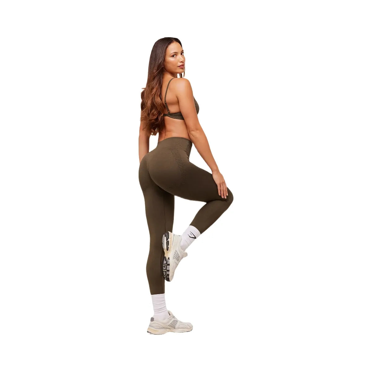 Gymshark Vital Soft Leggings - Espresso Marl