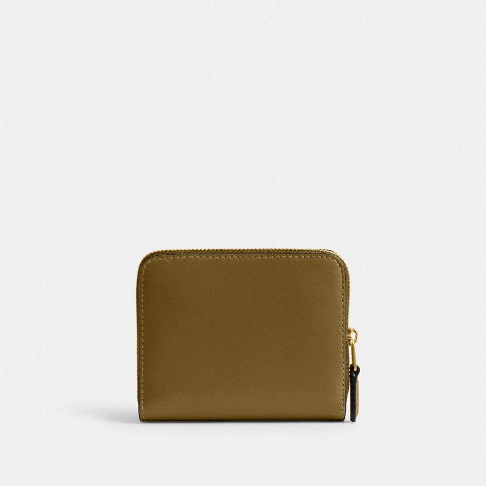 Coach New York Billfold Wallet Brass Muted Olive