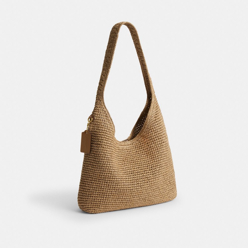 Coach Brooklyn Shoulder Bag 28 Brass Natural