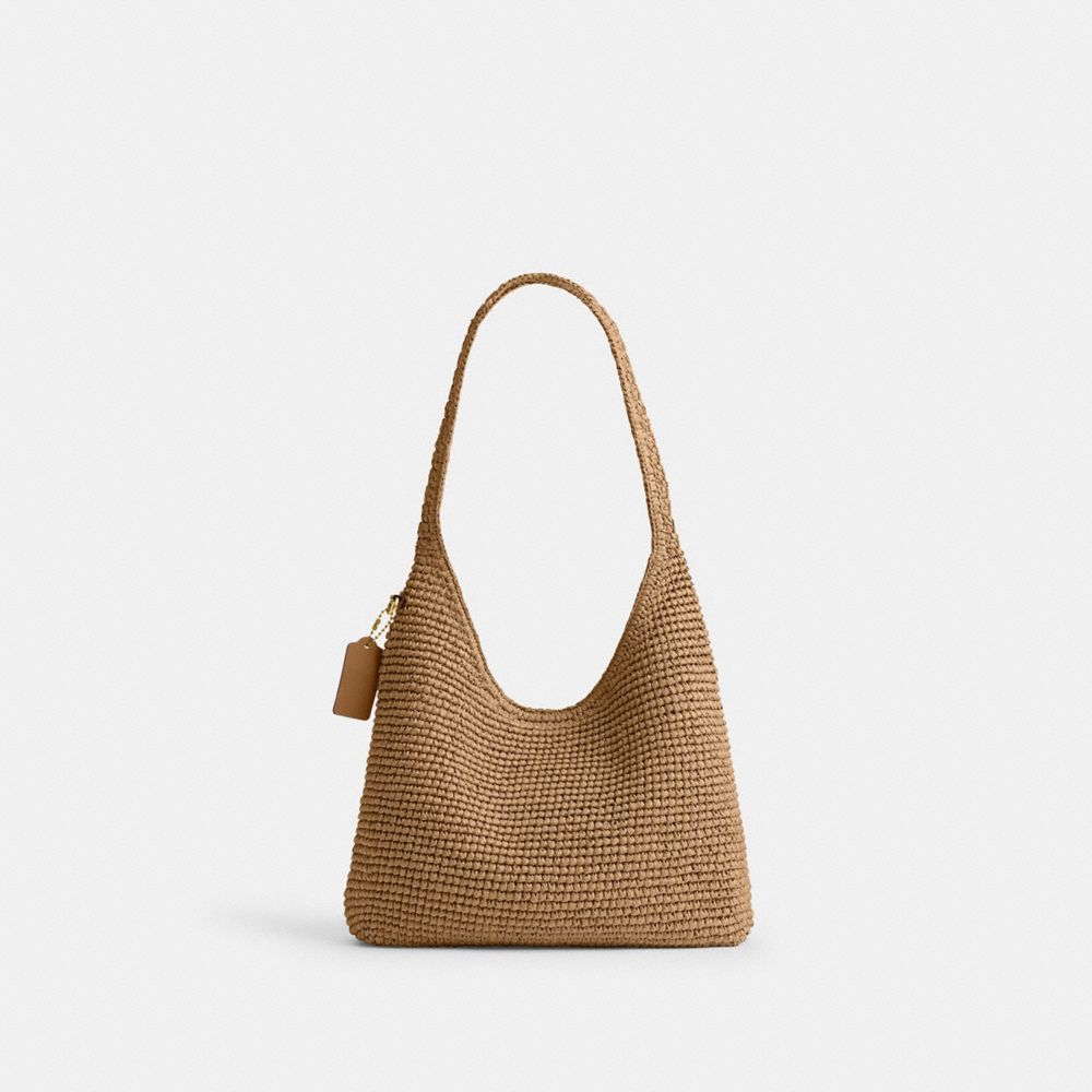 Coach Brooklyn Shoulder Bag 28 Brass Natural