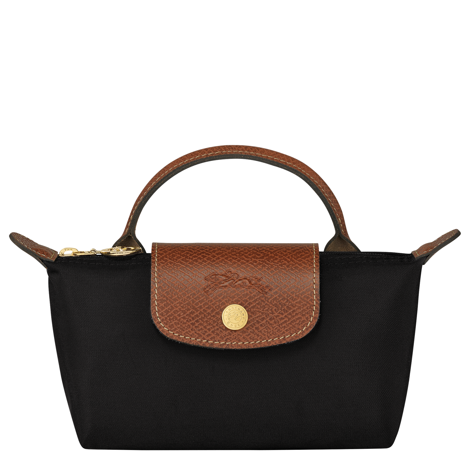 Longchamp Le Pliage Original Pouch with handle Black