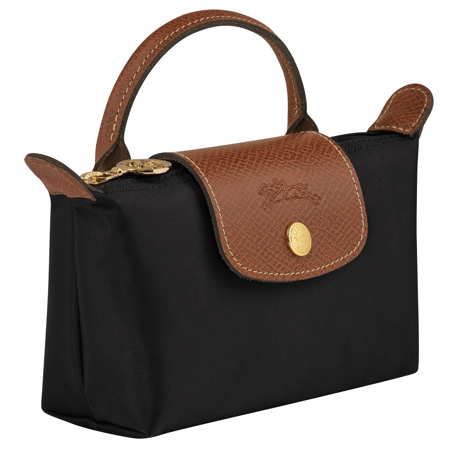 Longchamp Le Pliage Original Pouch with handle Black