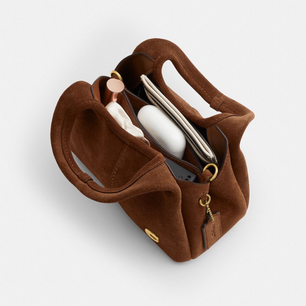 Coach Lana Shoulder Bag 19 Brass Warm Brown