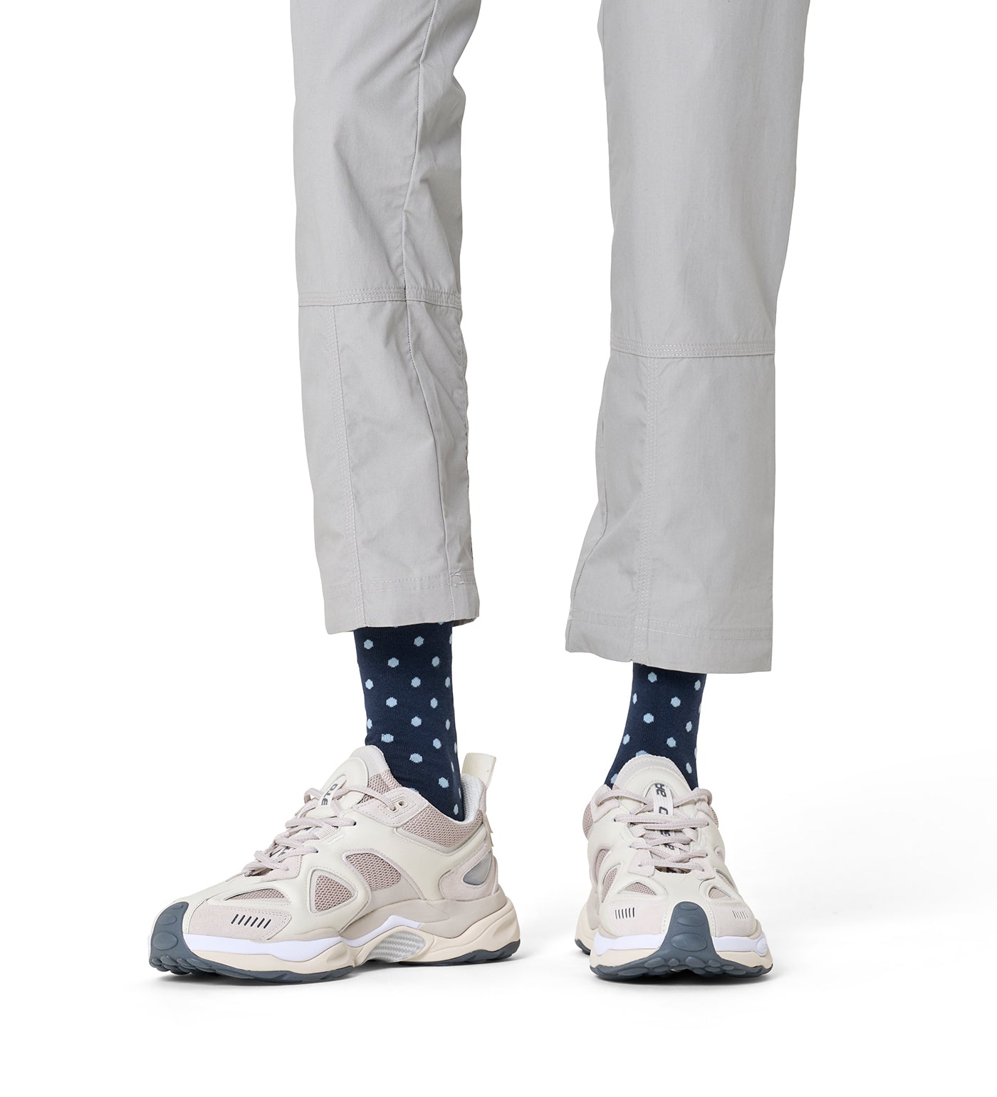 Happy Socks Unisex LITE Mini Dot Crew Length Socks for Women and Men