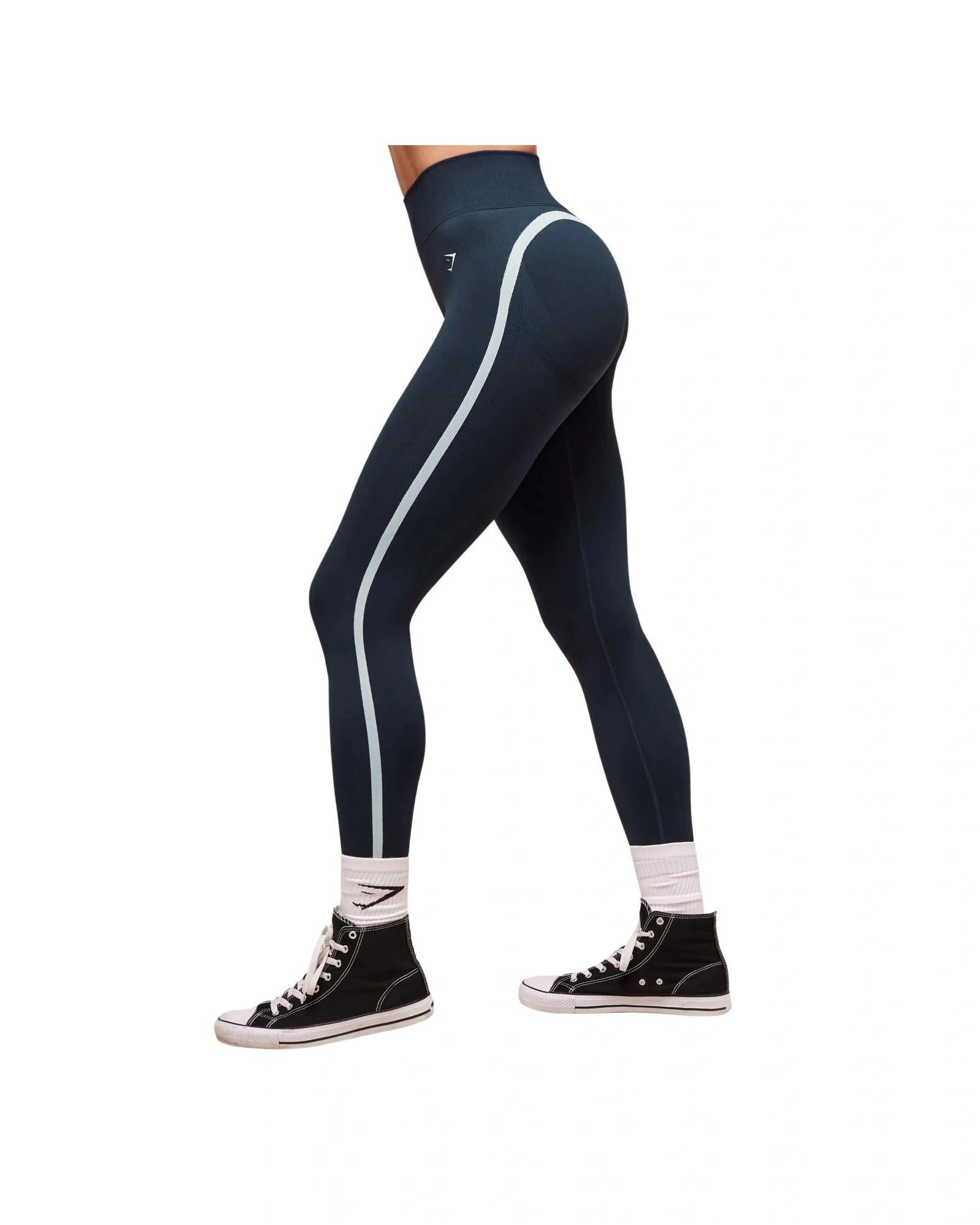 Gymshark Lift Varsity Seamless Leggings Heavy Blue