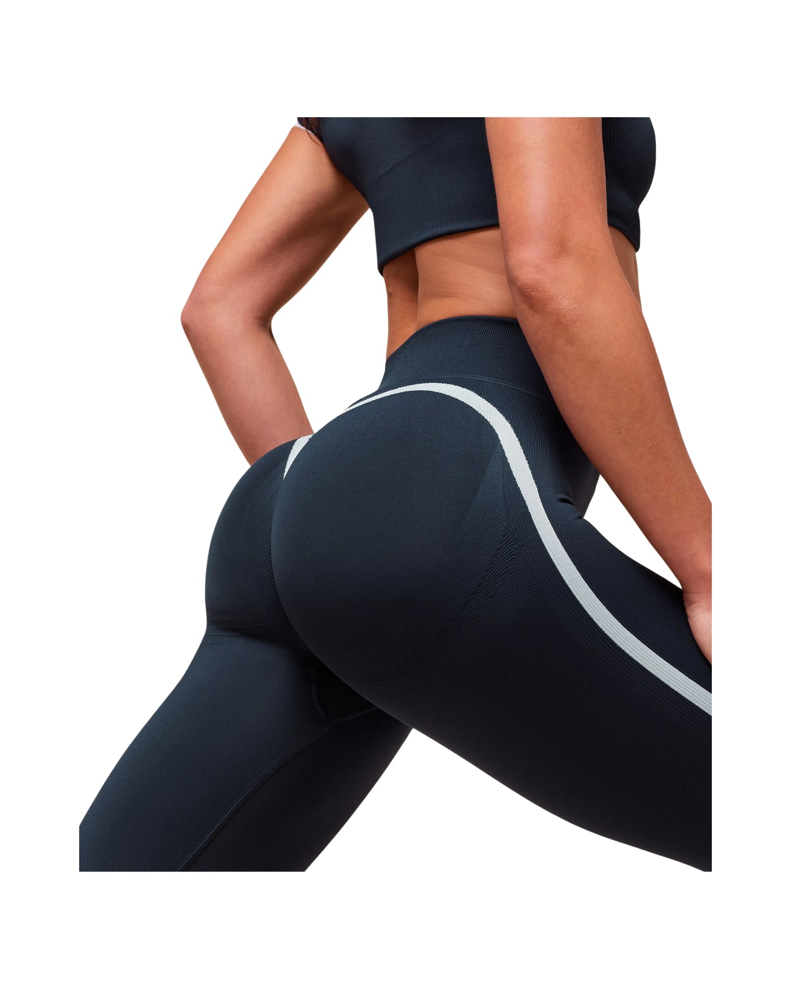 Gymshark Lift Varsity Seamless Leggings Heavy Blue