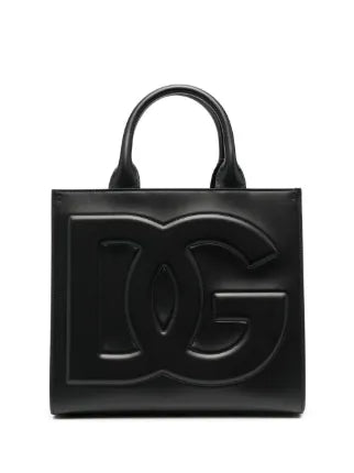 DG Logo Small leather tote bag