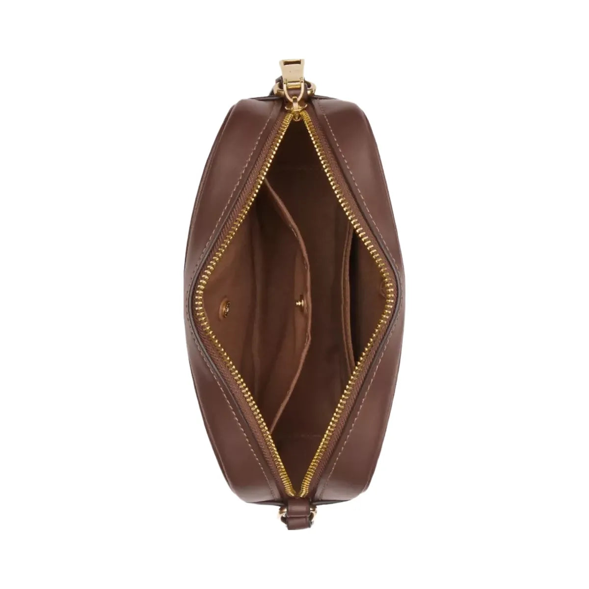 Coach Mini Jamie Camera Bag In Signature Canvas in Gold Tan Brown