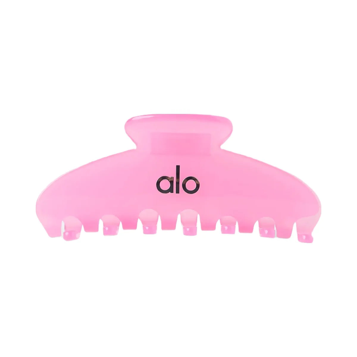 Alo 90's Claw Clip - Candy Heart Pink Clear