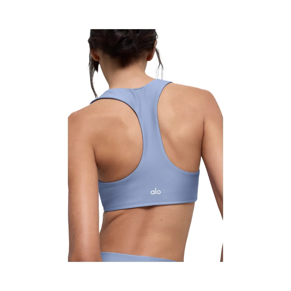 Alo Women's Airlift Advantage Racerback Bra - Winter Frost