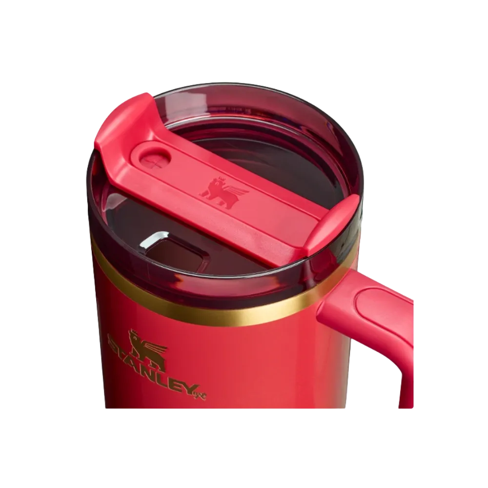 Stanley The Quencher H2.0 Flowstate Tumbler Scarlet Tinsel