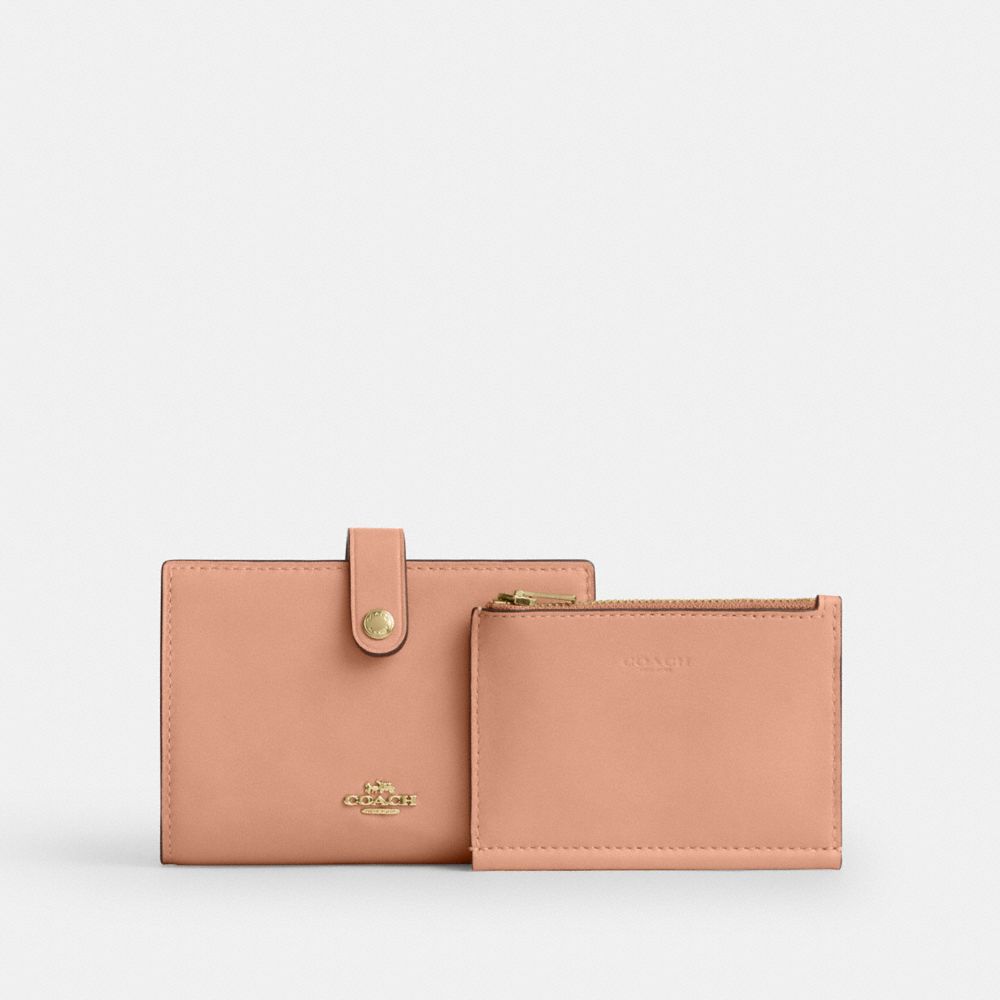 Coach 2 In 1 Wallet Gold Light Pink