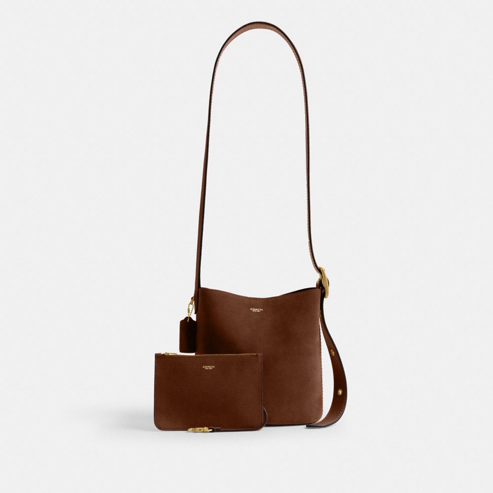 Coach Bleecker Bucket Bag 21 Brass Warm Brown