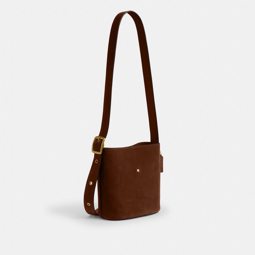 Coach Bleecker Bucket Bag 21 Brass Warm Brown