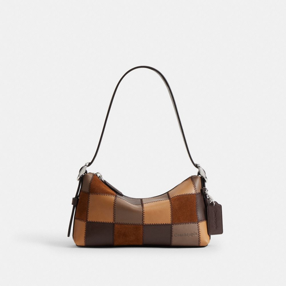 Coach Alter/Ego Small Slouchy Shoulder Bag Tan Multi
