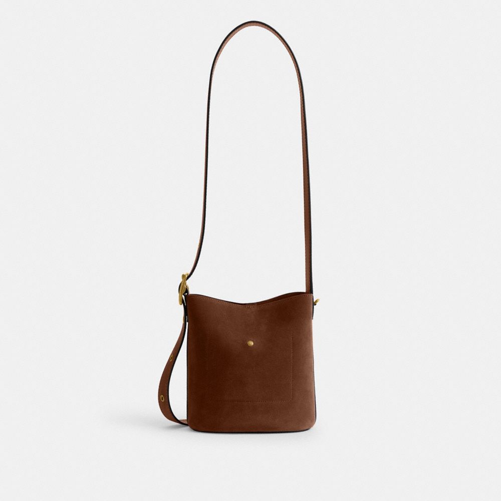Coach Bleecker Bucket Bag 21 Brass Warm Brown