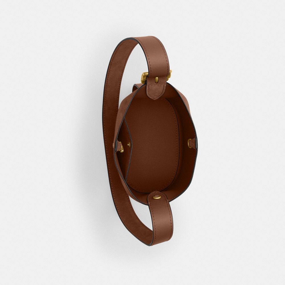 Coach Bleecker Bucket Bag 21 Brass Warm Brown