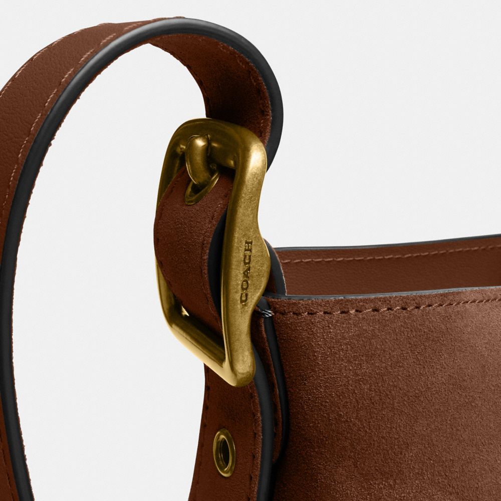 Coach Bleecker Bucket Bag 21 Brass Warm Brown
