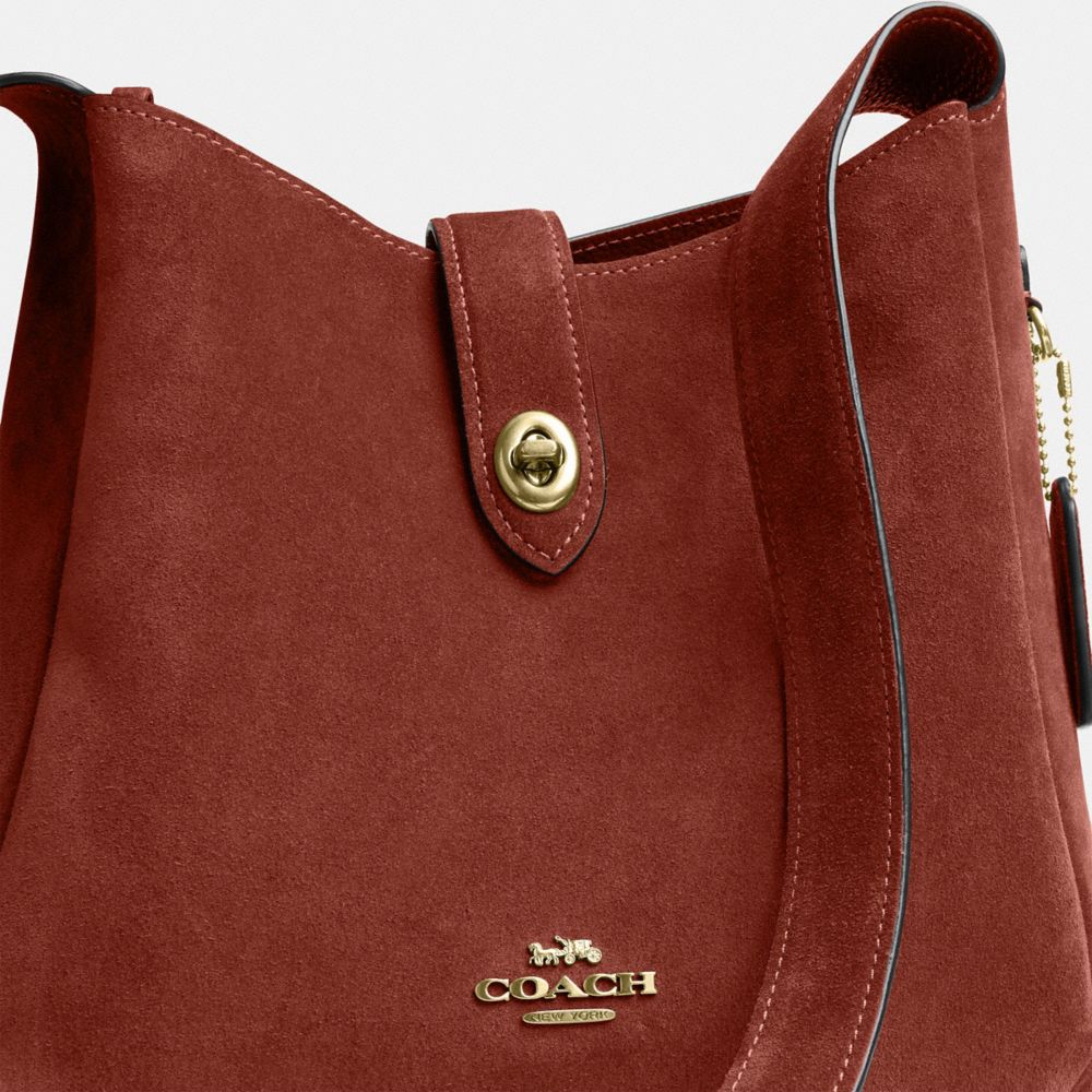 Coach Hadley Convertible Crossbody Bag Gold Clay